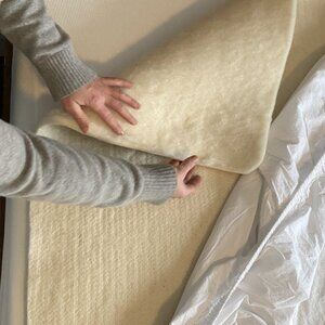 Wool Mattress Pad - Made in Canada